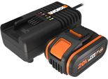 Batteria Worx, 20 V, 4 Ah Wa3604 Agli Ioni Di Litio