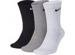 Nike Everyday Cushioned Crew (3 Paia) Nero L