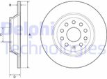2X Disco Freno Delphi BG4751C Per Vw Golf Vii Hatchback (5G1 BQ1 BE1 BE2)
