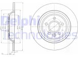 2X Disco Freno Delphi BG4239C Per Volvo V70 Iii (135) V60 (155 157) 40 7Mm