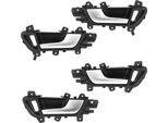 4X Maniglia Porta Interna Argento Sinistra + Destra Per Audi A5 8T 07-17 / A4 B8 8K 07-15