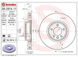 2X Disco Freno Brembo 09.C514.11 Per Land Rover Range Rover Sport (L494) 62Mm