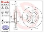 2X Disco Freno Brembo 09.N316.21 Per Opel Insignia Caravan Insignia Cc 45Mm
