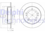 2X Disco Freno Delphi BG4289 Per Suzuki Jimny (Fj) Jimny Iv Suv (A6G) 45 9Mm