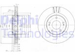 2X Disco Freno Delphi BG4038C Per Peugeot 4007 (Vu_ Vv_) 45 6Mm 294Mm