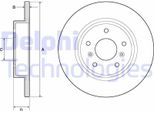 2X Disco Freno Delphi BG4807C Per Renault Kadjar (Ha_ Hl_) Captur Ii 47Mm