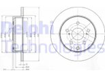 2X Disco Freno Delphi BG4115 Per Toyota Rav 4 Iv (ZSA4_ ALA4_) 55Mm 281Mm
