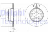 2X Disco Freno Delphi BG9064 Per Bmw X5 (E70) X5 (F15 F85) X6 (E71 E72) 345Mm