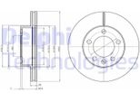 2X Disco Freno Delphi BG4328 Per Opel Movano B (X62) 69 8Mm 302Mm