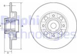 2X Disco Freno Delphi BG9116RS Per Peugeot 308 Sw I (4E_ 4H_) 74 3Mm
