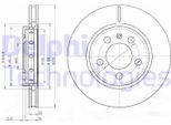 2X Disco Freno Delphi BG3611 Per Vw Golf Iv Hatchback (1J1) Bora Variant (1J6)
