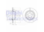 2X Disco Freno Delphi BG3901C Per Bmw 3 Touring (E91) 3 Sedan (E90) 66Mm