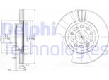 2X Disco Freno Delphi BG3928 Per Mazda 5 (CR19) 3 (Bk) 3 (Bl) 5 (Cw) 48 5Mm