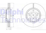 2X Disco Freno Delphi BG4236C Per Toyota Avensis Station Wagon (ZRT27 ADT27)