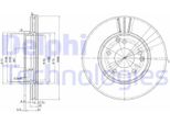 2X Delphi Disco Freno BG3240C Per MERCEDES-BENZ Clk (C209) Slk (R170)
