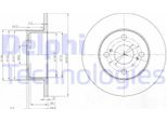 2X Disco Freno Delphi BG4050 Per Toyota Corolla Compact (_E11_) Corolla (_E11_)