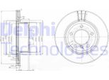 2X Disco Freno Delphi BG3900C Per Bmw 3 Berlina (E90) 1 Hatchback (E87) 73Mm