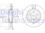 2X Disco Freno Delphi BG3830 Per Bmw 3 Sedan (E46) 3 Touring (E46) 52 5Mm