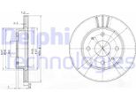 2X Disco Freno Delphi BG3555 Per Subaru Justy Iv Per Daihatsu Sirion (M3_) 41Mm