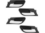 4X Maniglia Porta Interna Argento Sinistra + Destra Anteriore / Posteriore Per Bmw X5 E53 1999-2006