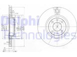 2X Disco Freno Delphi BG2407 Per Fiat Bravo Ii (198) Doblo Cargo (223_) 43 5Mm