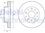 2X Disco Freno Delphi BG9180C Per Fiat Ducato (250_ 290_) 73 6Mm
