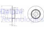 2X Disco Freno Delphi BG2322 Per Fiat Bravo Ii (198) Stilo (192) Multipla (186)