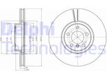 2X Disco Freno Delphi BG9063C Per Bmw X5 (E70) X5 (F15 F85) X6 (E71 E72)