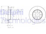 2X Disco Freno Delphi BG3567 Per Opel Corsa C Hatchback (X01) 41Mm 240Mm