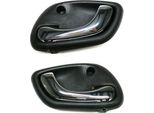 Maniglia Interna Porta Cromo Nero Anteriore Sinistra + Destra Per Suzuki Vitara 1998-2005