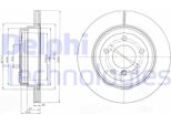2X Disco Freno Delphi BG4243C Per Bmw 3 Touring (E91) 3 Sedan (E90) 66Mm