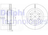 2X Disco Freno Delphi BG4228 Per Mitsubishi Pajero Iv (V8_W V9_W) 56 2Mm 332Mm