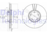 2X Disco Freno Delphi BG3504 Per Ford Transit Van (Fa_ _) 43Mm 294Mm