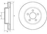 2X Disco Freno Delphi BG4642 Per Jeep Compass (MK49) Per Dodge Nitro Suv 64 2Mm