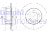 2X Disco Freno Delphi BG3681 Per Opel Movano Furgone (X70) Movano Bus (X70)