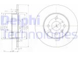 2X Delphi Disco Freno BG3885C Per Opel Meriva A (X03) Astra H Caravan (A04)