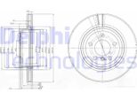 2X Disco Freno Delphi BG3938 Per Bmw X3 (E83) 62Mm 325Mm