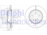 2X Disco Freno Delphi BG3961 Per Bmw 3 Touring (E91) 3 Sedan (E90) X1 (E84)