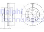 2X Disco Freno Delphi BG4211C 67 4Mm 297Mm