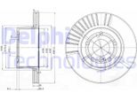 2X Disco Freno Delphi BG3737C Per Land Rover Discovery Ii (L318) 92Mm 297Mm