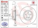 2X Disco Freno Brembo 09.D904.13 Per Bmw 5 Berlina (G30 F90) 5 Touring (G31)