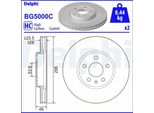 2X Disco Freno Delphi BG5000C Per Volvo V90 Ii Estate (235 236) S90 Ii (234)