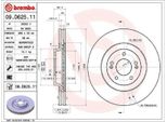 2X Disco Freno Brembo 09.D625.11 Per Hyundai I30 Hatchback (Pde Pd Pden)