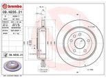 2X Disco Freno Brembo 09.N235.21 Per Jeep Grand Cherokee Iv (Wk WK2) 64Mm