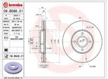 2X Disco Freno Brembo 09.B588.21 45Mm 278Mm