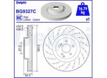 2X Disco Freno Delphi BG9327C Per MERCEDES-BENZ Classe E Coupé (C207)