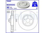 2X Delphi Disco Freno BG9353C Per Nissan NP300 Navara Pickup (D23) 49 3Mm 320Mm