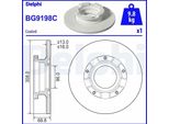 2X Disco Freno Delphi BG9198C Per Furgone Ford Transit V363 (Fcd Fdd)