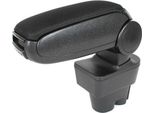 Bracciolo Centrale Bracciolo Clappable Tessuto Nero Per Peugeot 207 Dal 2006-