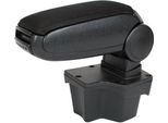Bracciolo Centrale Bracciolo Clappable Tessile Nero Per Kia Rio Iii Dal 2011-